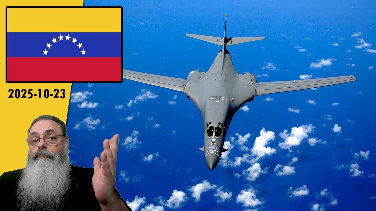 #Venezuela 2025-10-23: TRUMP manda BOMBARDEIROS B-1B para ESPAÇO AÉREO VENEZUELANO: INVASÃO IMINENTE