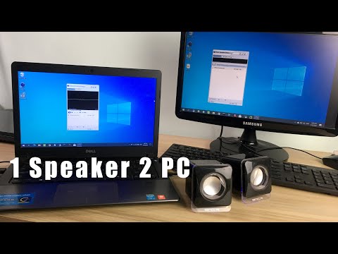 Two computers using the same speaker