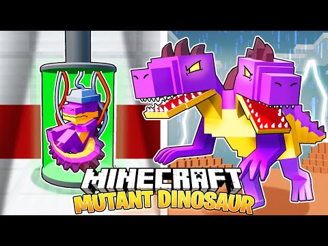 I Survived 100 Days as a MUTANT DINOSAUR in HARDCORE Minecraft!