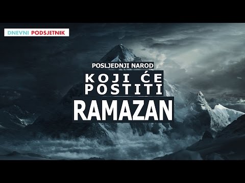 Posljednji narod koji će postiti ramazan! ᴴᴰ ┇Dnevni podsjetnik