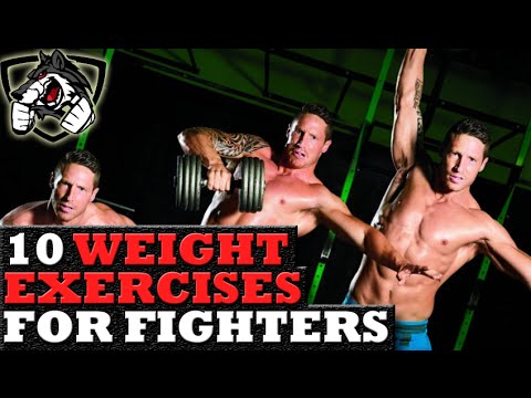 10 Weight Lifting Strength Exercises for Fighters