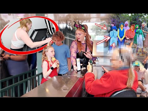 faced w/ an EMERGENCY before *revealing* our FAMILY COSTUME at Disneyland 🥲