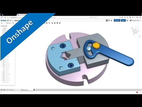 Spannvorrichtung Onshape Training Assembly