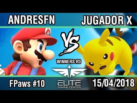 Título:[Force Paw Sundays #10] AndresFn (Ryu, Mario) vs JugadorX (Pikachu) Winners R3