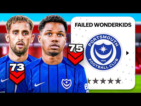 I Used FAILED WONDERKIDS To Rebuild PORTSMOUTH! 😍