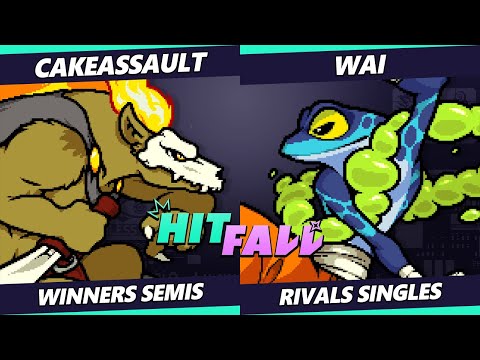 Hitfall 2023 Top 8 - CakeAssault (Forsburn) Vs. Wai (Ranno) Rivals of Aether - RoA