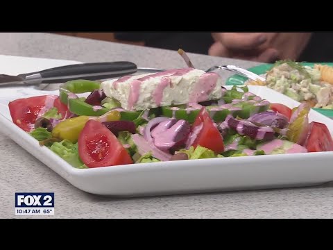 The perfect Greek Salad with Papa's Kitchen