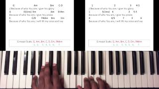 Because of Who You Are - Martha Munizzi (Piano Tutorial)