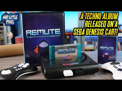 A New Techno Music Album Released On A Sega Genesis Cartridge! Remute Technoptimistic Deluxe Edition