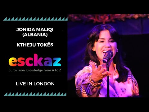 ESCKAZ in London: Jonida Maliqi - Albania - Ktheju tokës (at London Eurovision Party 2019)