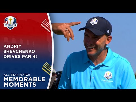 Andriy Shevchenko Drives Par 4 | 2023 Ryder Cup