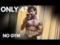 Only 4 Exercises That Built My Greek God Physique No Gym