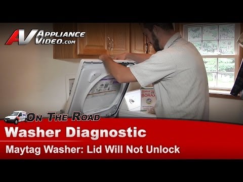 Maytag Washer Repair - Lid Will Not Unlock - Lid Lock