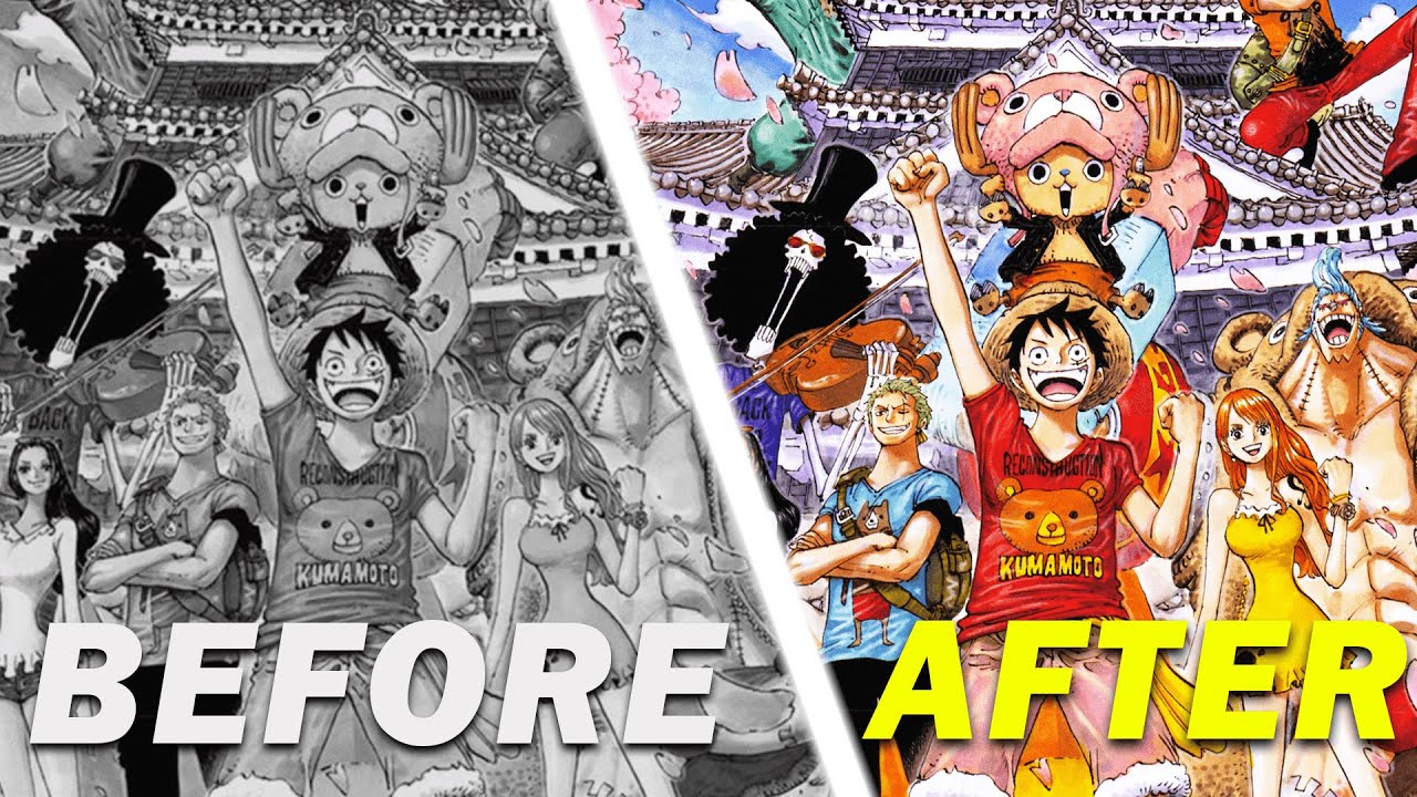 FREE Colored One Piece Manga on THIS Site!