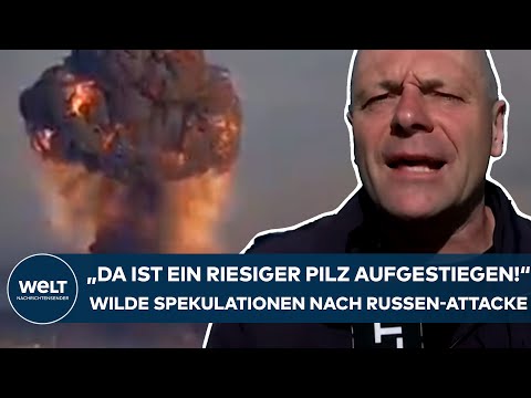 PUTINS KRIEG: "Da ist ein riesiger Pilz aufgestiegen!" Wilde Spekulationen nach heftigen Explosionen