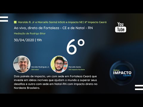 Haroldo R. Jr e Marcello Santo | In3citi e Impacta NE | 6º Impacto Ceará