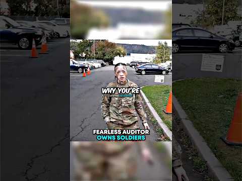 Fearless Auditor OWNS Soldiers #firstamendment #auditor