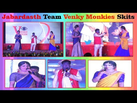 Jabardasth Team Venky Monkies Skits in Visakhapatnam,Vizag Vision...