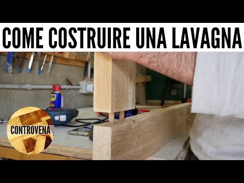 COME COSTRUIRE UNA LAVAGNA IN LEGNO PARTE 1 di 2 | FAI DA TE