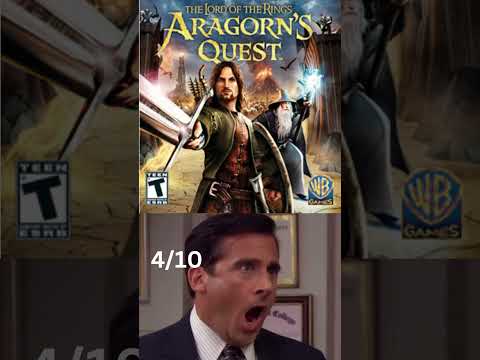 Ranking Every Lord Of The Rings Game #shorts