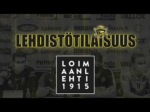 LEHDISTÖTILAISUUS, Hurrikaani-Loimaa - Karelian Hurmos 1.11.2020 3-0