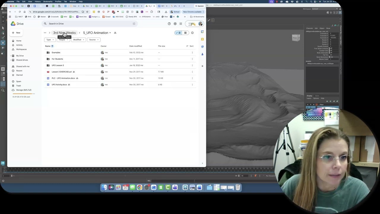 How to import the Animation Mentor Squirrel and find his rig.