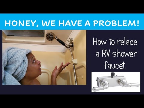 RV Shower Faucet Replacement / Upgrade - Full-Time RV Life