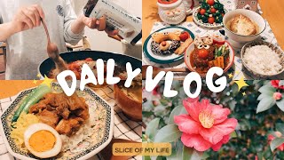 VLOG｜心穏やかに年末を迎えたい日常Vlog🎄✨｜美味しいものを作って食べよう🎁｜Truffle Bakery｜自炊｜社会人Vlog