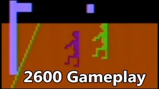Basketball Atari 2600 Gameplay - The No Swear Gamer