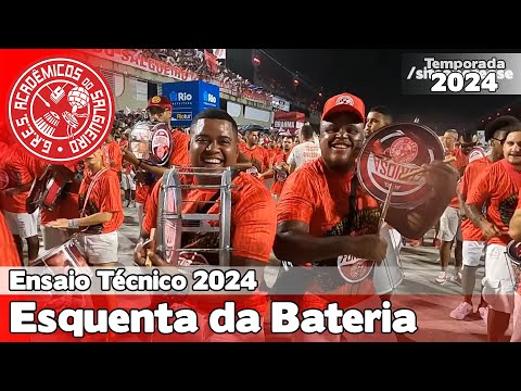 Salgueiro 2024 | Esquenta da Bateria - Ensaio Técnico | Samba ao vivo - #ET24