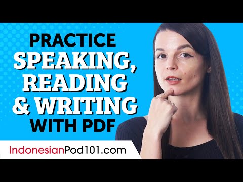 How to Practice Indonesian Speaking, Reading & Writing with the PDF Cheat Sheets