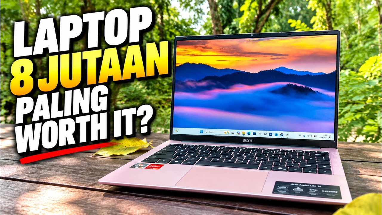 Laptop 8 Jutaan Terbaik Buat Kerja & Kuliah‼️ Acer Aspire Lite 14 AL14 45P