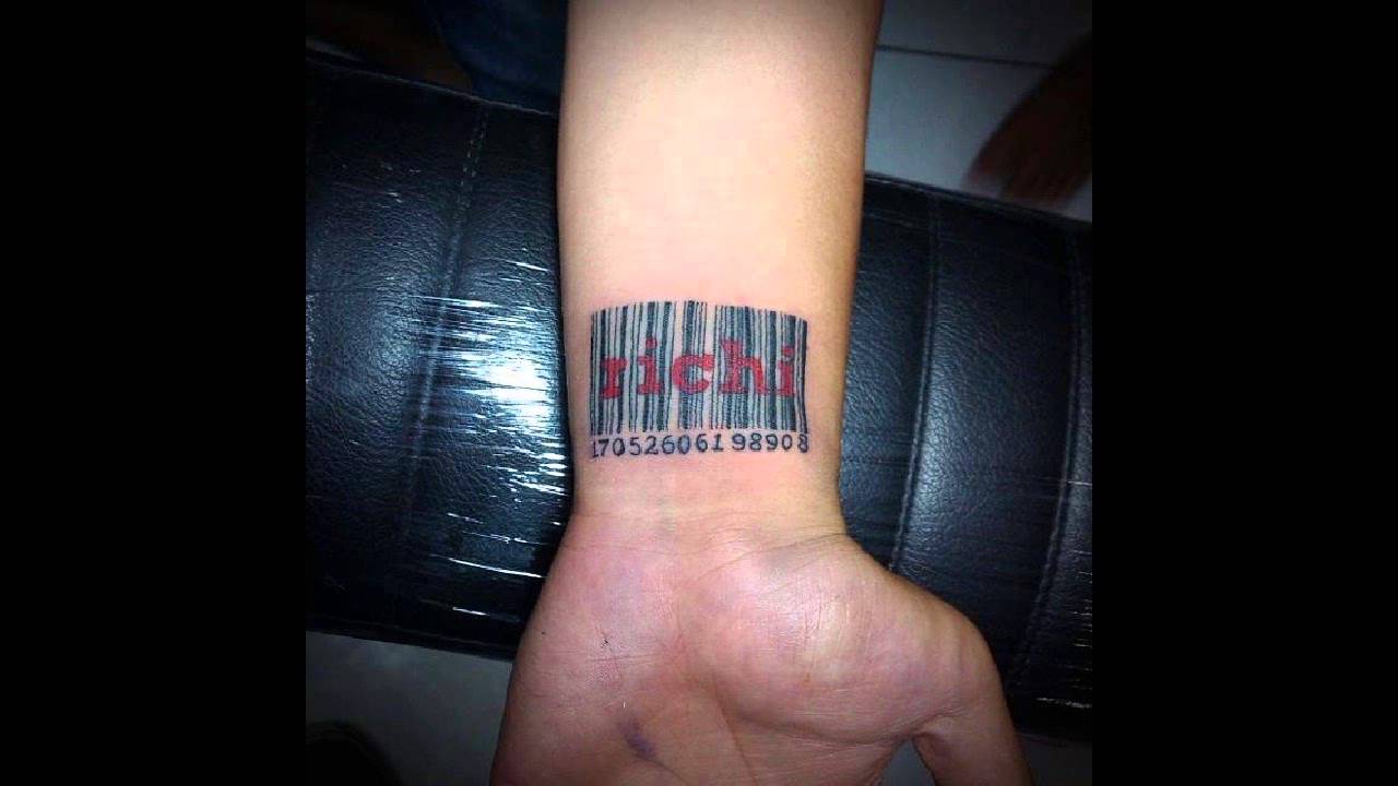 20 Graphic Barcode Tattoos