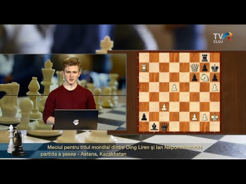 Meciul pentru titlul mondial dintre Ding Liren si Ian Nepomniachtchi, partida a sasea - Kazakhstan