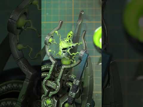 Szarekh the Silent King was no joke to paint.. #warhammercommunity #necrons #warhammer40k