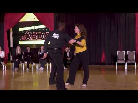ASDC 2025/ All-Star Strictly Swing/ 1st place JT Anderson & Maria Bileychik
