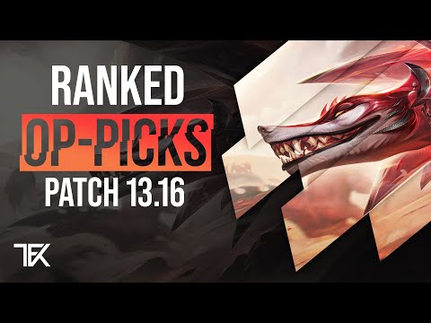 Low Elo Ranked Picks | Patch 13.16 | Solo Carry | german | TFK