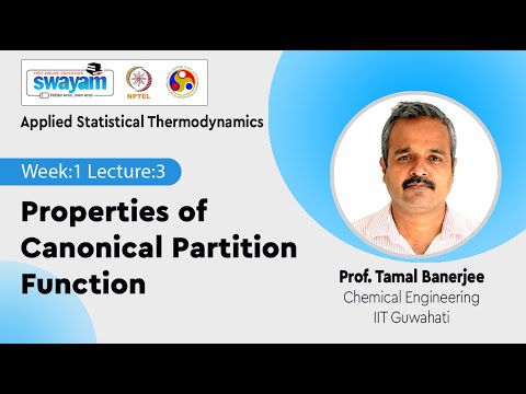 Applied Statistical Thermodynamics Introduction Video