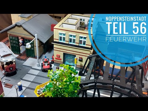Noppensteinstadt - Teil 56 Feuerwehr // BlueBrixx Lego