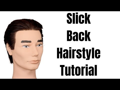 Slick Back Hairstyle Tutorial - TheSalonGuy
