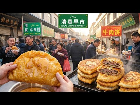 What do Chinese eat for breakfast? Rare Halal Street Food You’ve Never Seen #ChineseFood