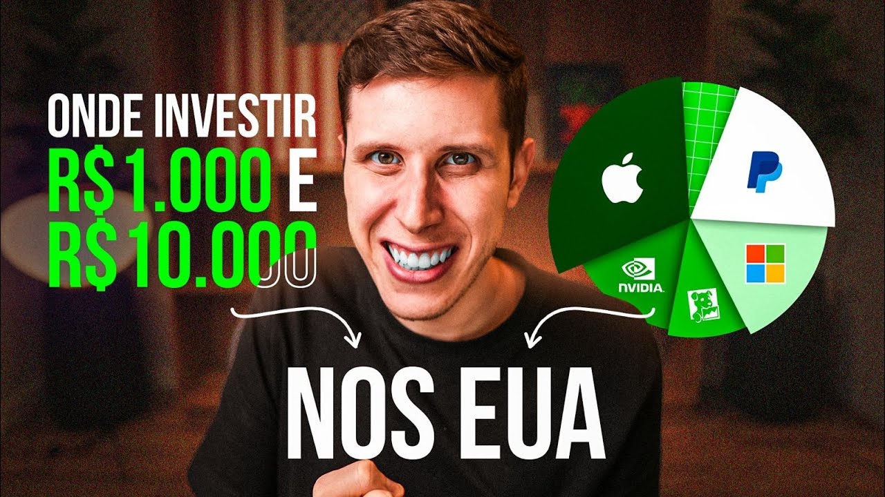 Como eu investiria R$1.000 e R$10.000 na Bolsa Americana!