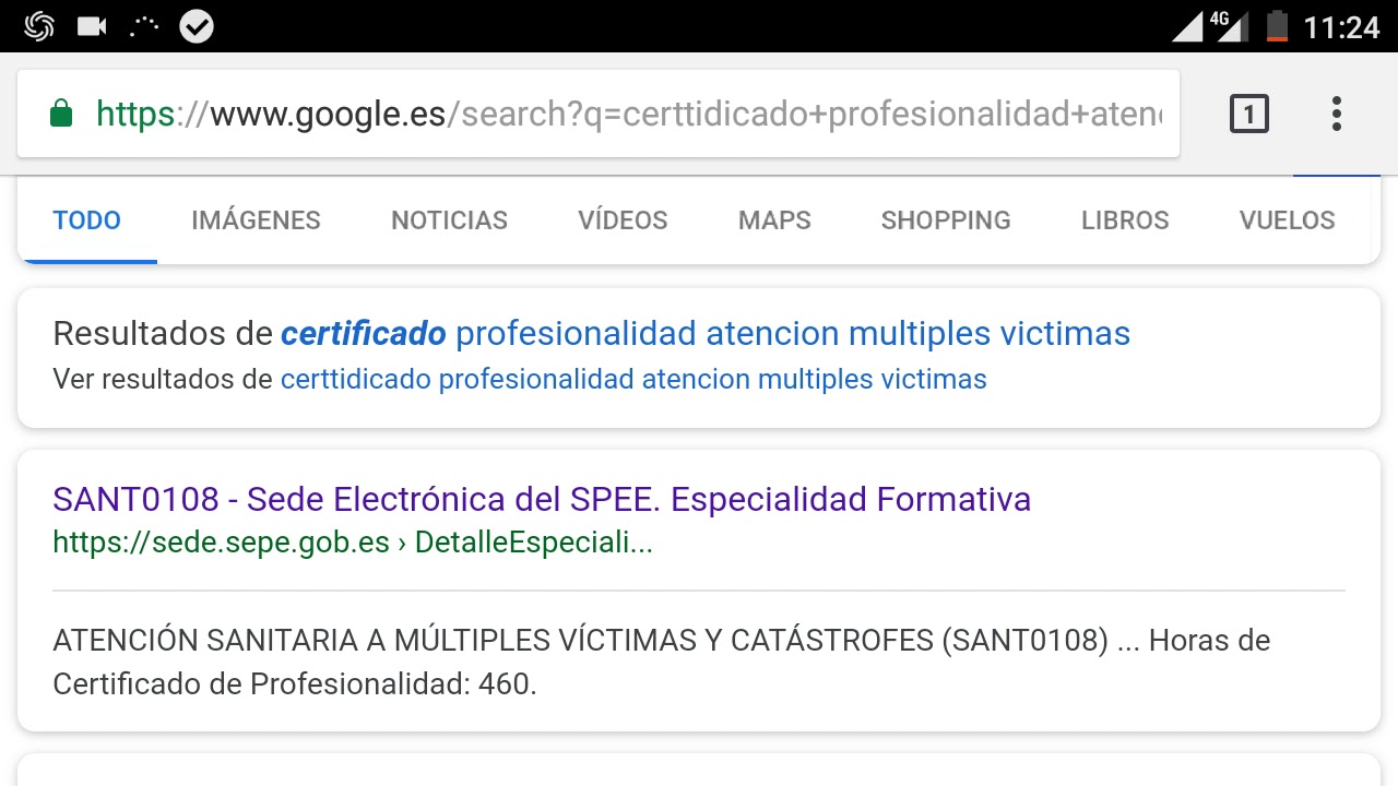 Watch ATENCIÓN SANITARIA A MÚLTIPLES VÍCTIMAS Y CATÁSTROFES (SANT0108) Now ATENCIÓN SANITARIA A MÚLTIPLES VÍCTIMAS Y CATÁSTROFES (SANT0108)