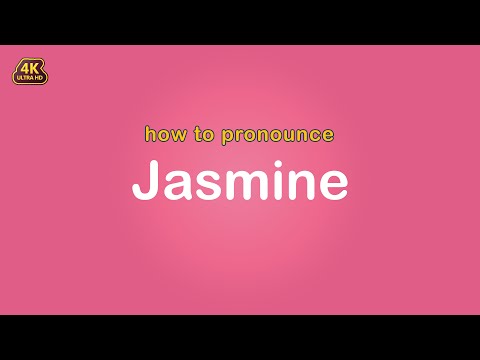 how to pronounce Jasmine 【Name】