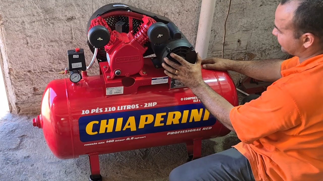 Fazendo a instalação elétrica do compressor CHIAPERINI 10 PÉS