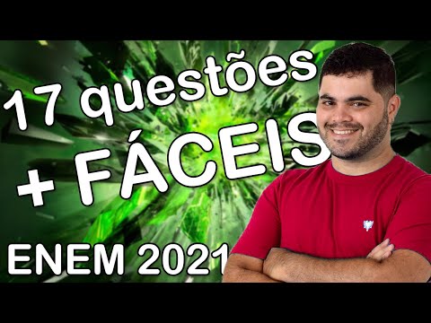 🔴 17 QUESTÕES MAIS FÁCEIS DE MATEMÁTICA DO ENEM 2021 | Prof. Rafael Procopio