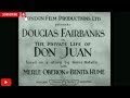 1934 The Private Life Of Don Juan Douglas Fairbanks As An Aging Legendary Lady Killer