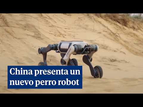 China presenta un perro robot todoterreno en la Conferencia Mundial de Inteligencia Artificial
