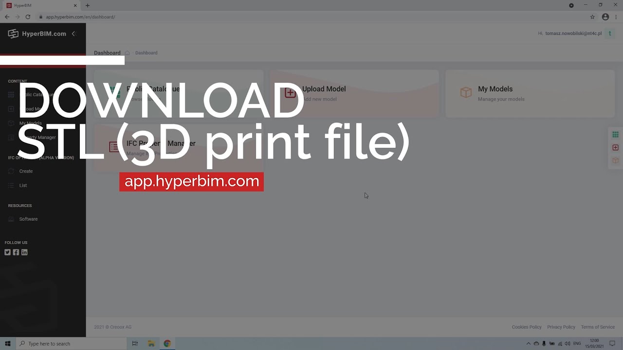 HyperBIM - Download STL