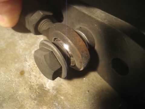 Progress swaybar end link spherical bearing (damaged).